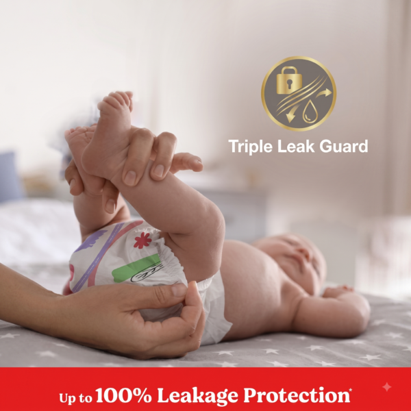 Huggies Complete Comfort Wonder Pants, India's Fastest Absorbing Diaper | Newborn Size