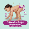 Pampers Active Baby Diapers, Taped style diaper Small (S) Size - 66 Pieces