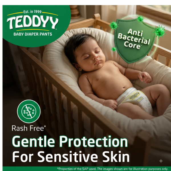 TEDDYY Easy Diaper Pants Extra Large XL-54 pieces ( Pack of 2)