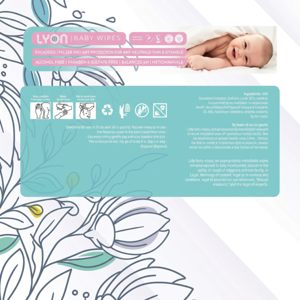 Lyon Baby Wipes Pack of 4