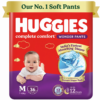 Huggies Complete Comfort Wonder Pants, India's Fastest Absorbing Diaper | M Size