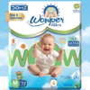 Wowper Fresh Baby Diaper Pants By DOMS | Wetness Indicator | Upto 12 Hrs Absorption | 7-12 Kg | M Size (72 Pieces)