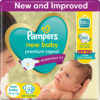 Pampers Active Baby Diapers, Taped style diaper New Born,(NB/XS) size-72 Count