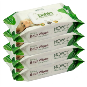 Novel Baby Wipes (Pack of 4)