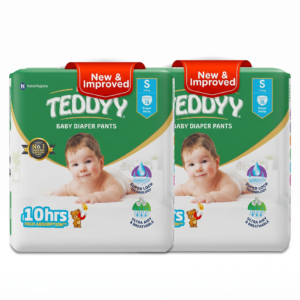 TEDDYY Easy Diaper Pants S Size-78 Pieces ( Pack of 2)