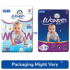 Wowper Baby Diaper Pants - Extra Large XL size (54 Pieces)- Pack of 2