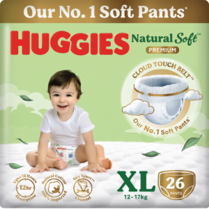 Huggies Natural Soft Premium Baby Diaper Pants Extra Large