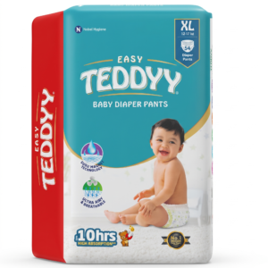 Teddyy Easy Diaper Pants with Rash Protection and 3x Faster absorption Technology - XL 54 Pieces