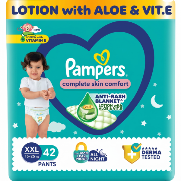 Pampers Baby dry diaper pants Extra Xtra large, XXL 42 Pieces( Pack of 2)
