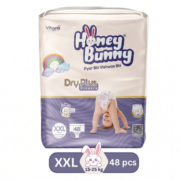 Honey Bunny Pant Style Diaper XXL Size - 48 Pieces