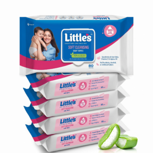 Little's Soft Cleansing Baby Wipes - Pack of 6